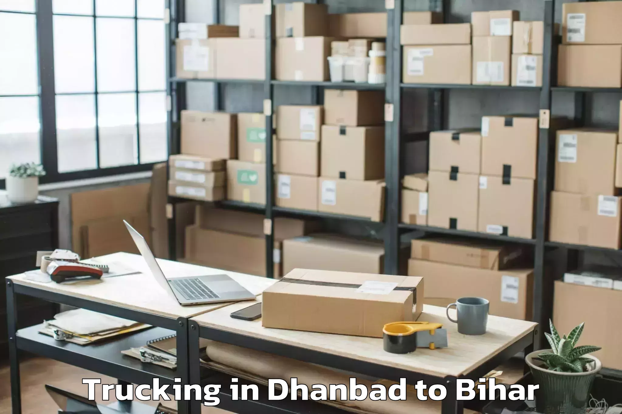 Quality Dhanbad to Belaganj Trucking